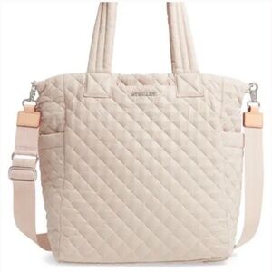 MZ Wallace Large Beige Bag. Color mushroom.
